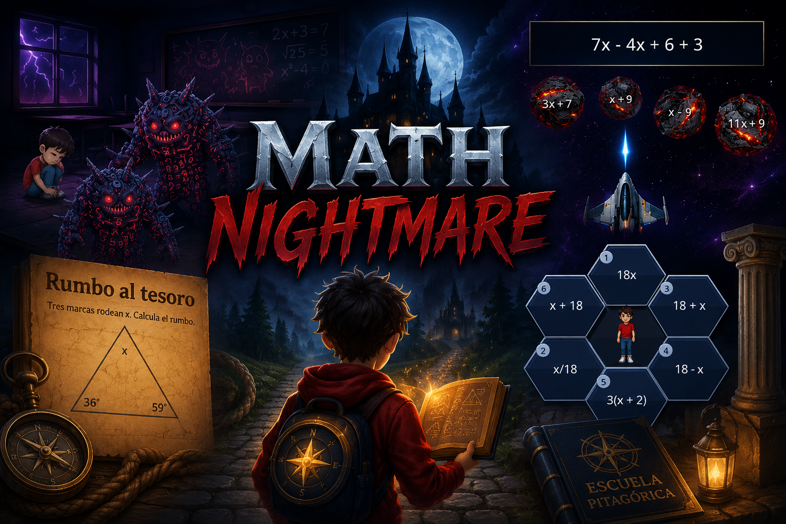Capturas y descripcion de Math Nightmare